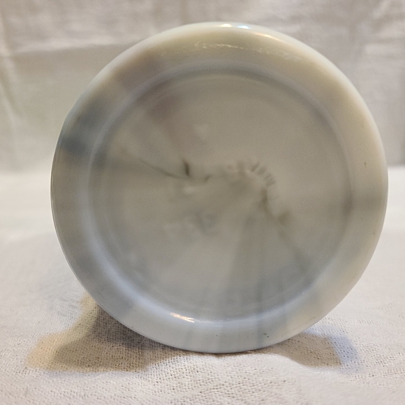 Vintage Jim Beam Bottle Olympic Discus Marbleized Decanter 1980s - Picture 5 of 5